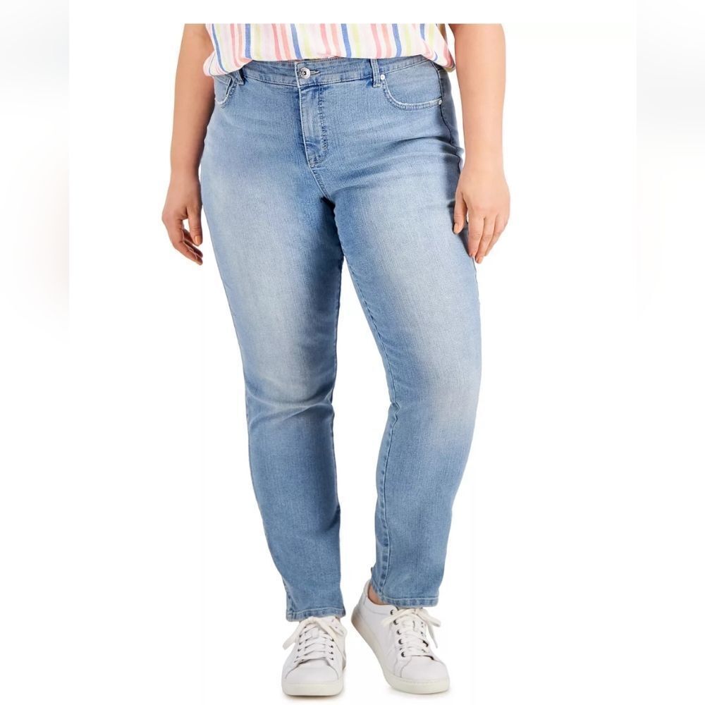 Style & Co Mid-Rise Straight Jeans sz 22W=44×29